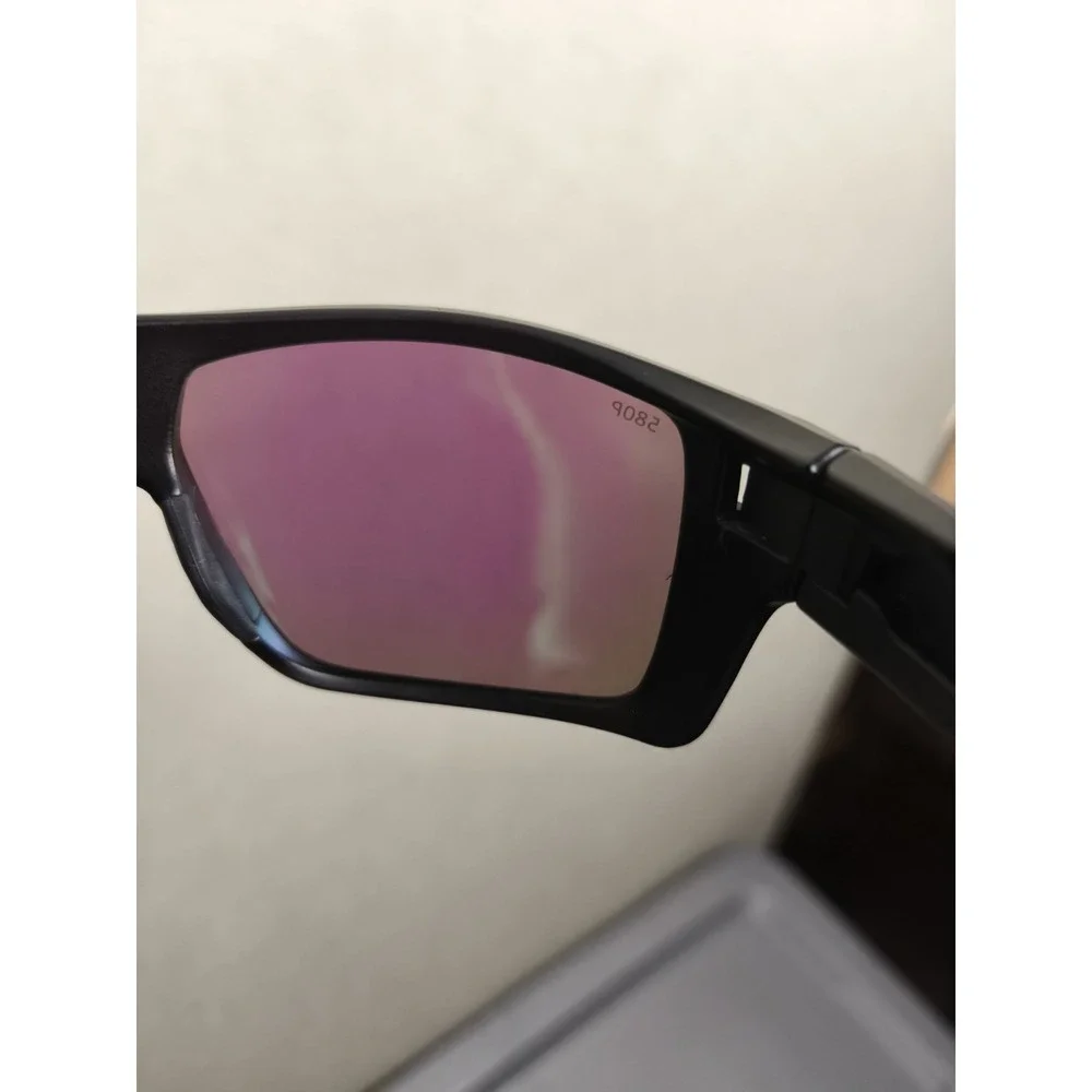Costa Del Mar Diego‎ 580P Polarized Sunglasses Black Blue Mirror